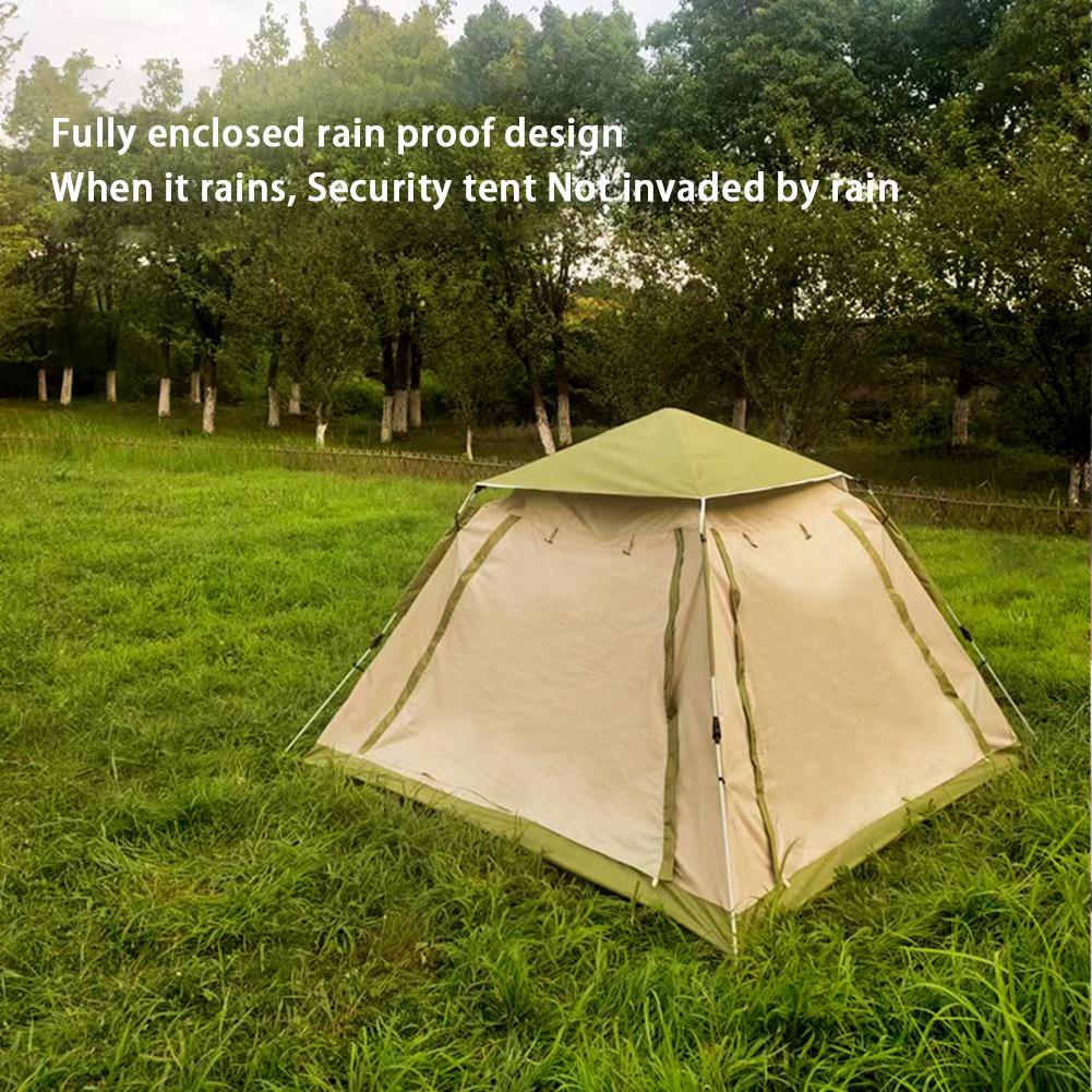 Cheap Goat Tents 4 6 People Outdoor Tent Portable Folding Sun Protective Rainstorm Prevention Four sided Full Automatic Tent   